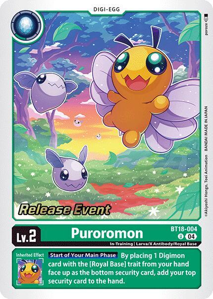 [Release Event Stamped] Puroromon (BT18-004) Uncommon
