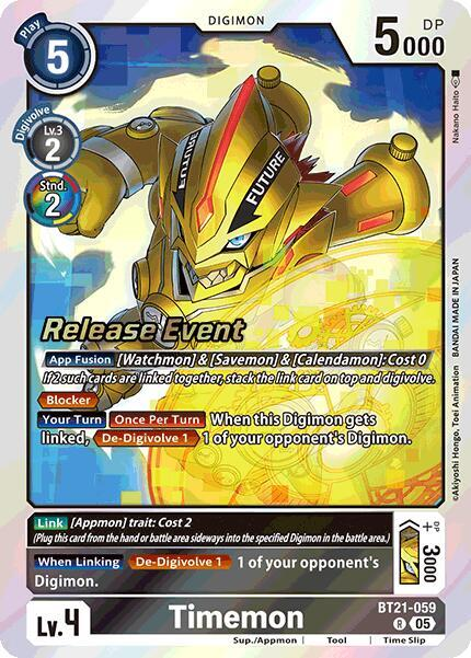 [Release Event Stamped] Timemon (BT21-059) Rare