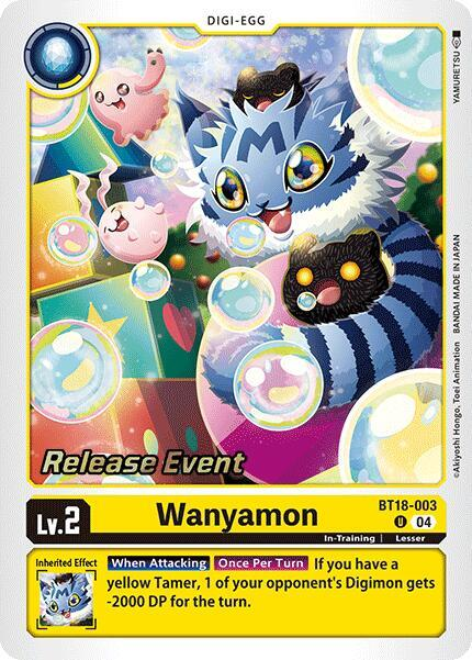 [Release Event Stamped] Wanyamon (BT18-003) Uncommon