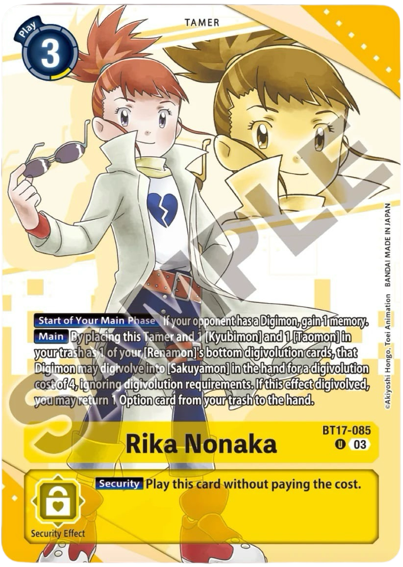 Rika Nonaka (BT17-085) PB18 AA