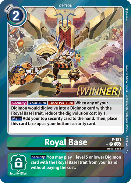 Royal Base (P-181) (Store Tournament 2025 Vol. 2 Winner Pack)