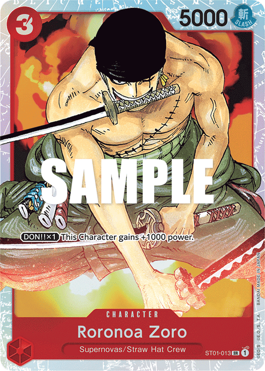Roronoa Zoro (ST1-013) Super Rare