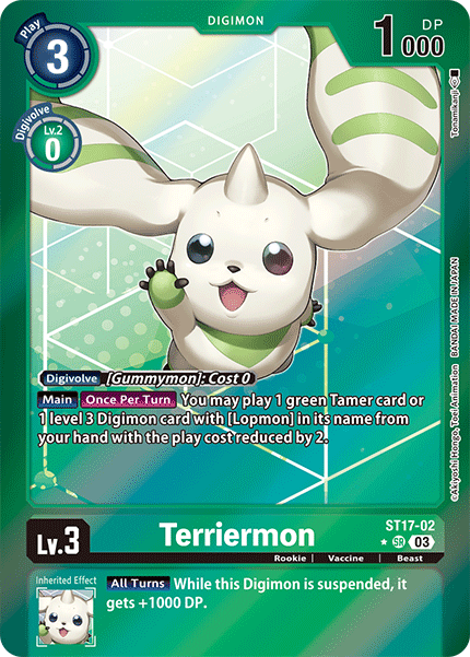 Terriermon (ST17-02) Alternative Art Secret Pack