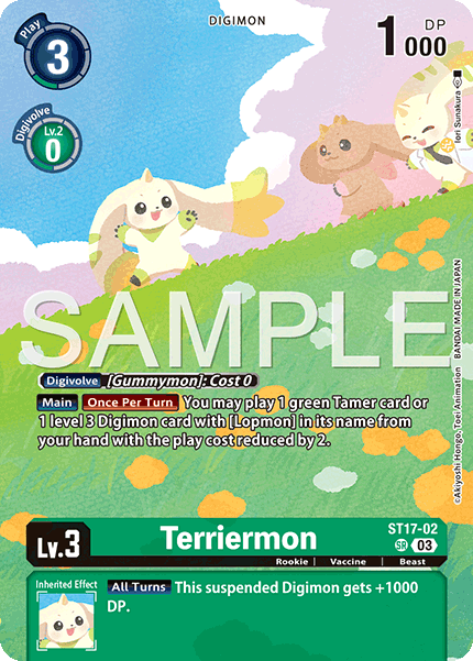 Terriermon (ST17-02) Billion Bullet [LM06]