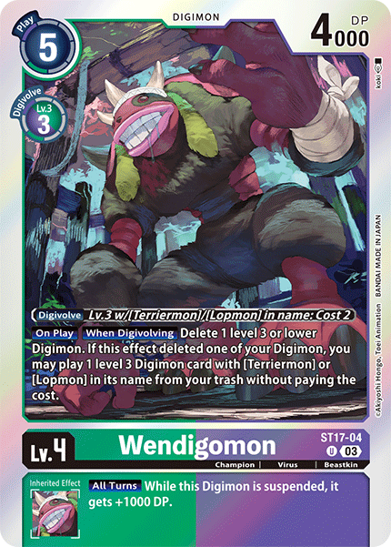 Wendigomon (ST17-04) Uncommon