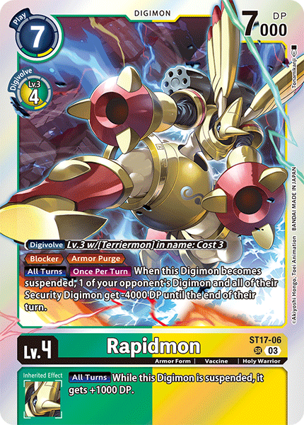 Rapidmon (ST17-06) Super Rare