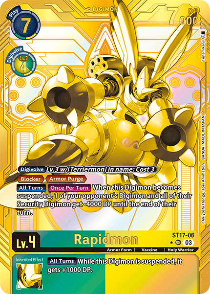 Rapidmon (ST17-06) Alternative Art Exclusive