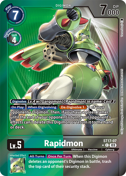 Rapidmon (ST17-07) Alternative Art Secret Pack