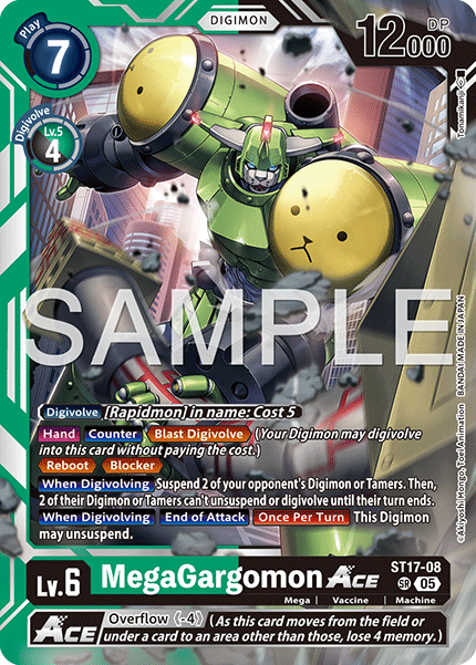 MegaGargomon ACE (ST17-08) Digimon Generation [AD01]