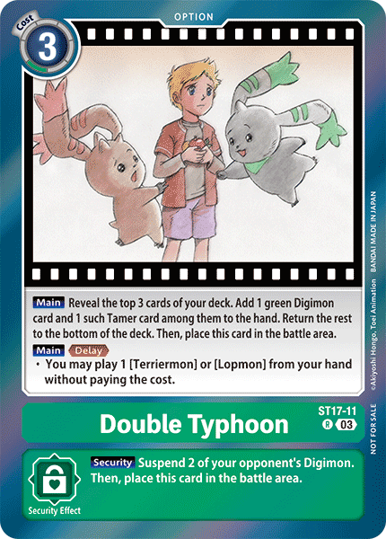 Double Typhoon (ST17-11) Movie Memorial Pack