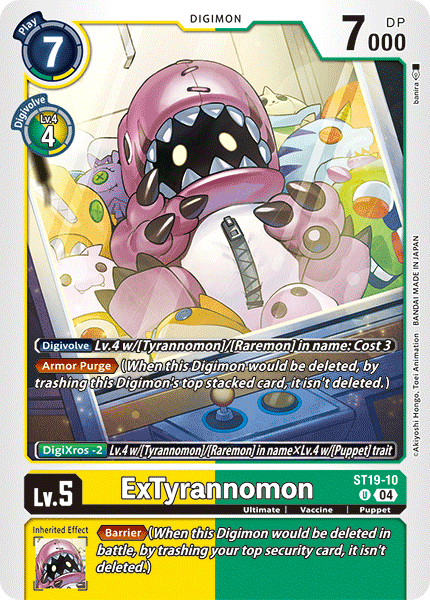 ExTyrannomon (ST19-10) Uncommon