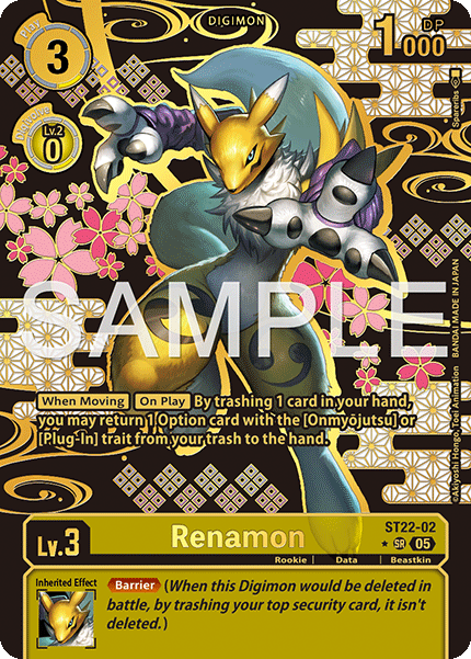 Renamon (ST22-02) Rare Pull