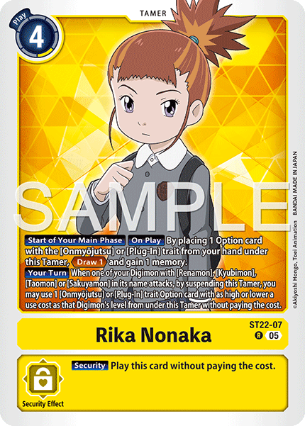Rika Nonaka (ST22-07) Rare