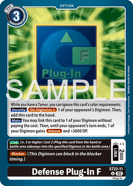 Defense Plug-In F (ST22-11) Uncommon