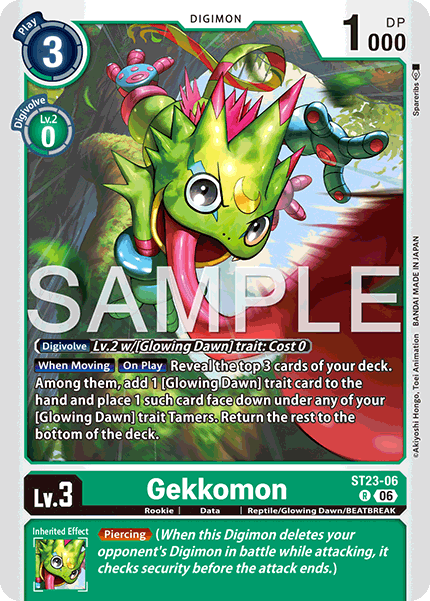 Gekkomon (ST23-06) Rare