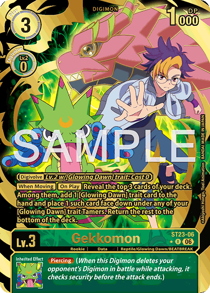 Gekkomon (ST23-06) Rare Pull
