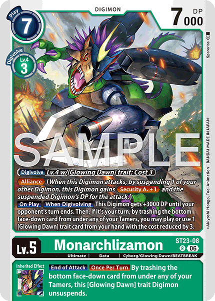 Monarchlizamon (ST23-08) Rare