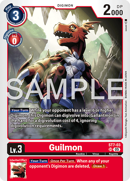 Guilmon (ST7-03) Super Rare Digimon Generation [AD01]