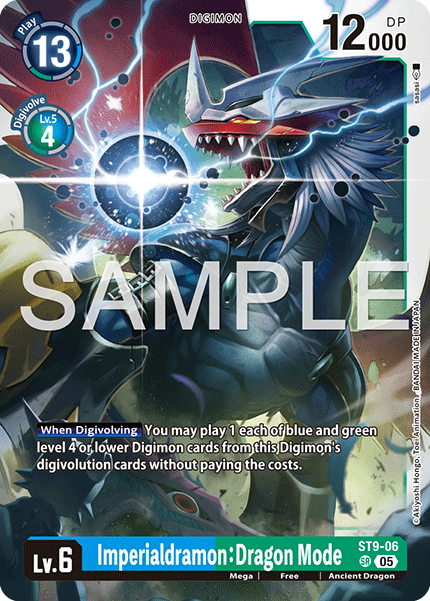 Imperialdramon: Dragon Mode (ST9-06) Digimon Generation [AD01]