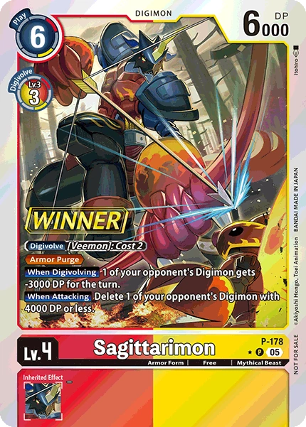 Sagittarimon (P-178) (Store Tournament 2025 Vol. 2 Winner Pack)