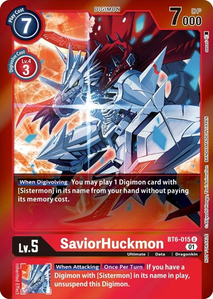 SaviorHuckmon (BT6-015) (Event Pack 5)