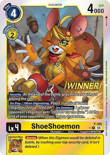 ShoeShoemon (P-165) (Store Tournament 2025 Vol. 1 Winner Pack)