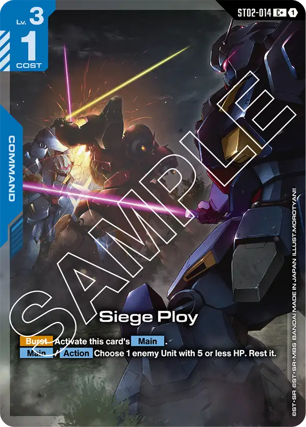Siege Ploy (ST02-014) Alternative Art
