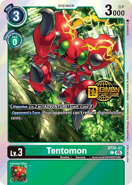 Tentomon (ST20-07) Common (Welcome Tamers Pack)