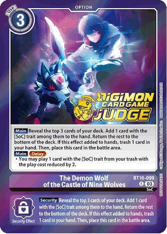 The Demon Wolf of the Castle of Nine Wolves (BT16-099) (Judge Pack 6)