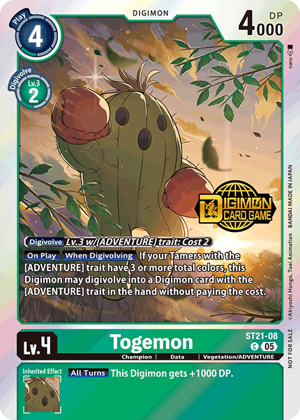 Togemon (ST21-08) Common (Welcome Tamers Pack)