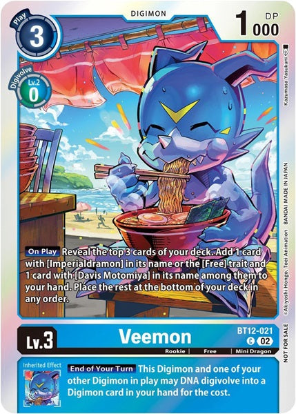 Veemon (BT12-021) Gen Con 2023 Alternative Art