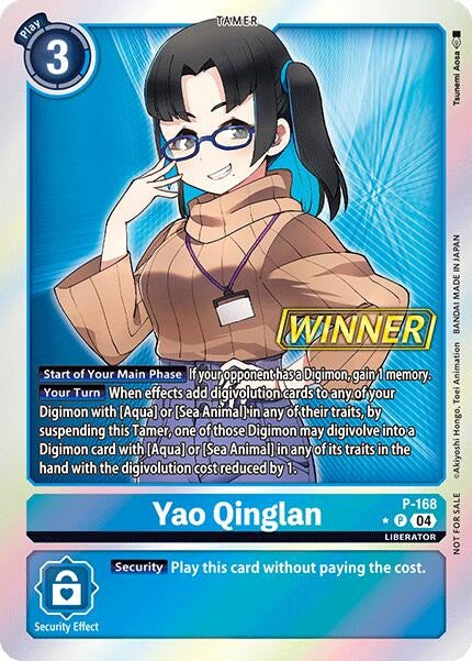 Yao Qinglan (P-168) (Store Tournament 2025 Vol. 1 Winner Pack)