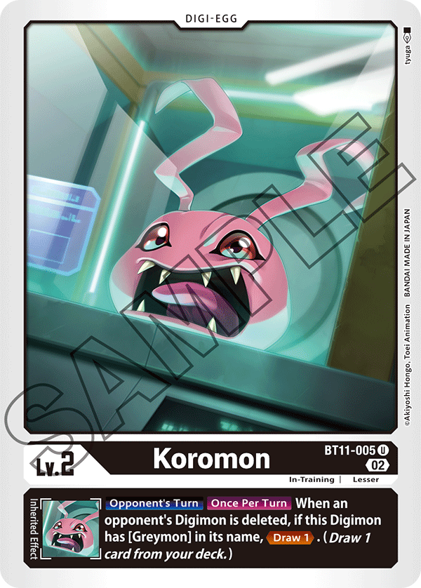 Foil Koromon (BT11-005) Uncommon