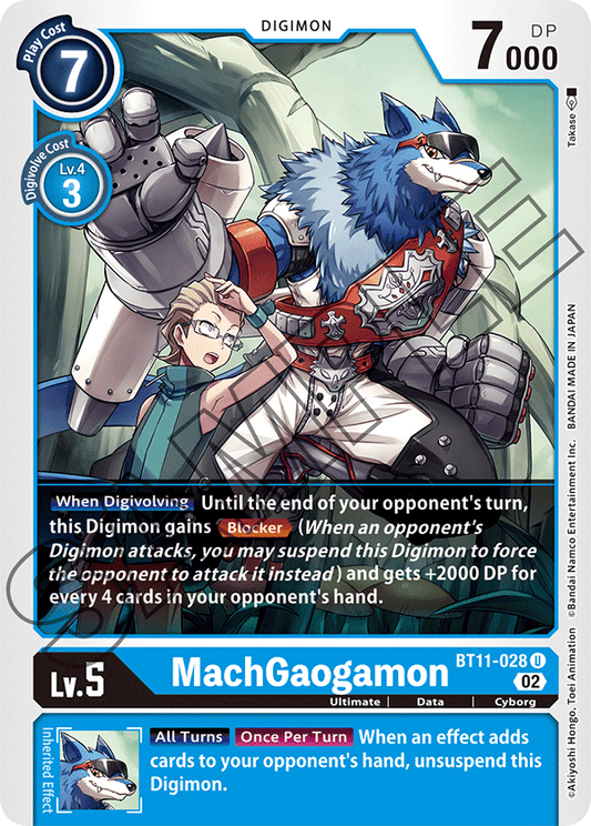 Foil MachGaogamon (BT11-028) Uncommon