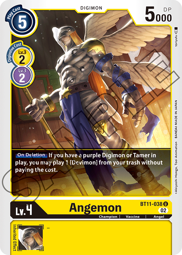 Foil Angemon (BT11-038) Uncommon