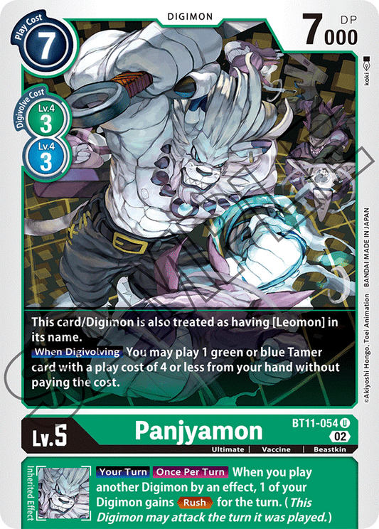 Foil Panjyamon (BT11-054) Uncommon