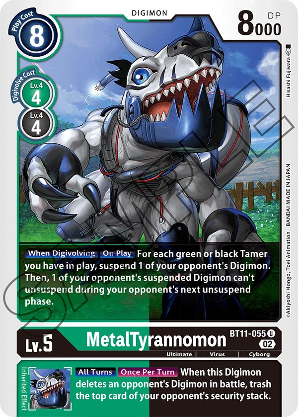 Foil MetalTyrannomon (BT11-055) Uncommon