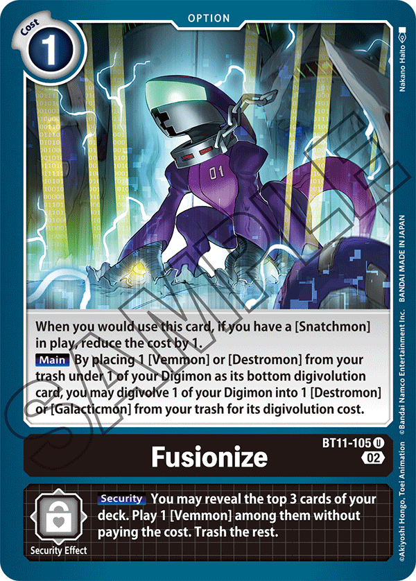 Foil Fusionize (BT11-105) Uncommon