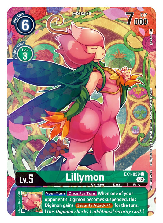 EX1-039 U, Lillymon Ilustration Pack