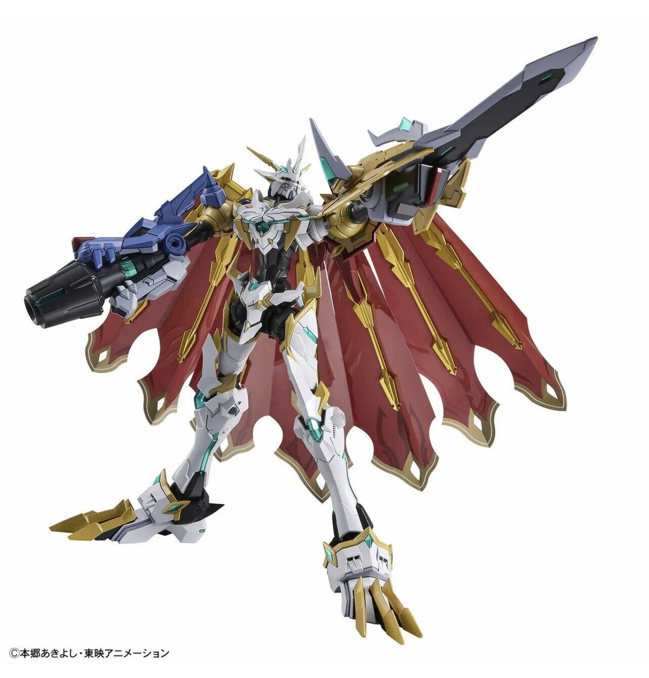 Bandai Digimon Omegamon X-antibody Figure-rise Standard Amplified Kit