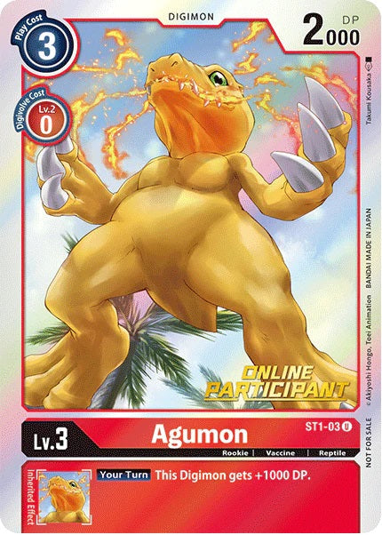 Agumon (ST1-03) (Online Participant)