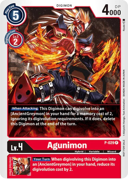 Agunimon (P-029) Revision Pack