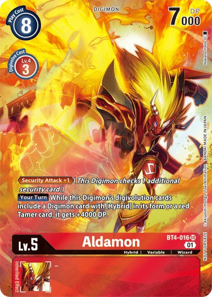 Aldamon (BT4-016)-1 Year-Anniversary Topper