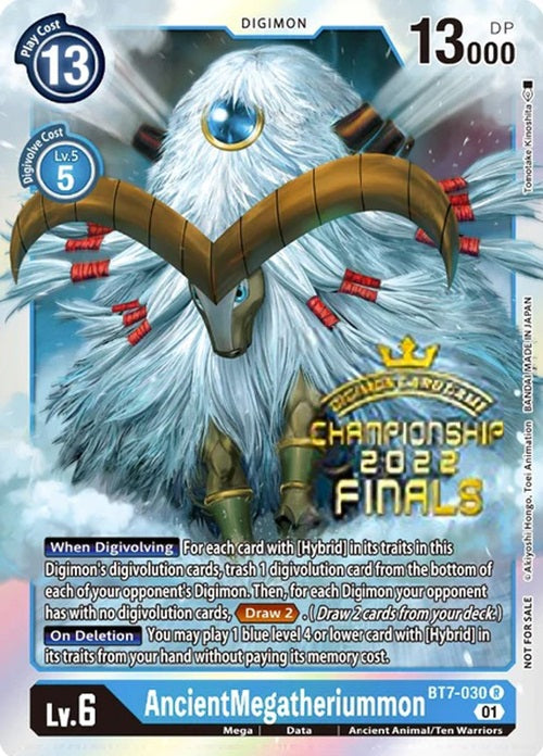 AncientMegatheriummon (BT7-030) (2022 Championship Finals Event Pack)