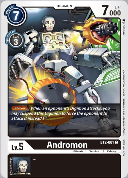 Andromon (BT2-061) Double Diamond Pre-Release