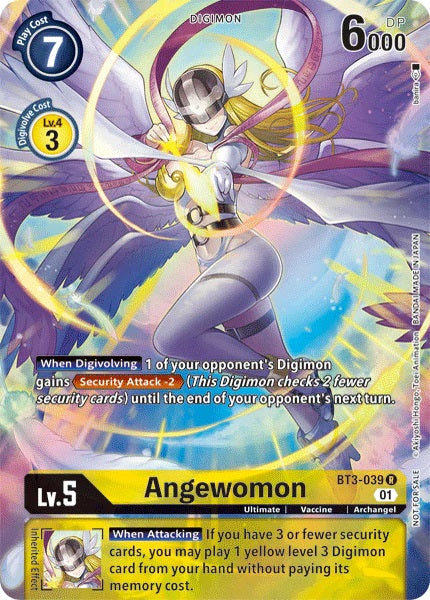 Angewomon (BT3-039)-1 Year-Anniversary Topper