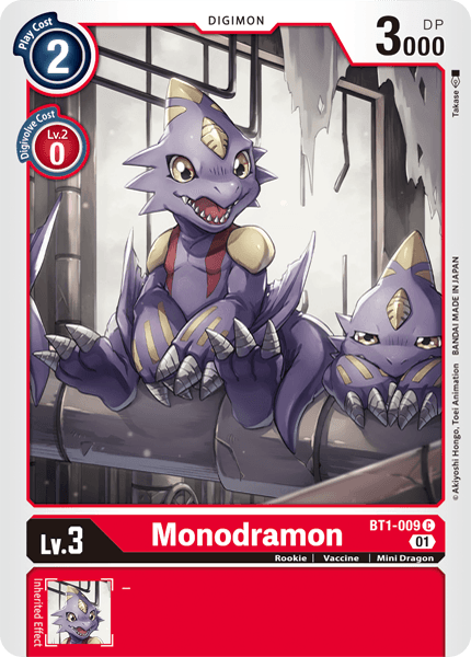 Monodramon (BT1-009) ST7 Reprint