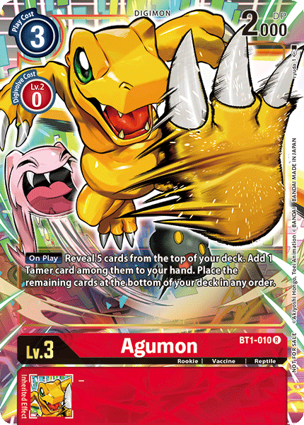 Agumon (BT1-010) Alternative Art (Dash pack)