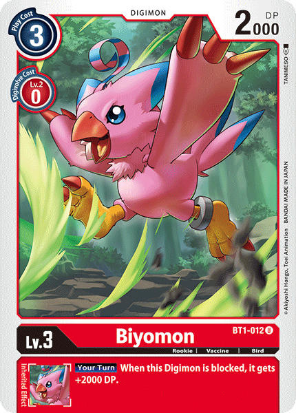 Biyomon (BT1-012) Uncommon