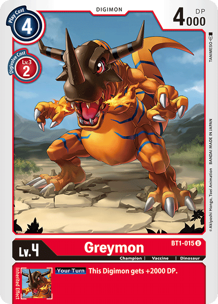 Greymon (BT1-015) Uncommon